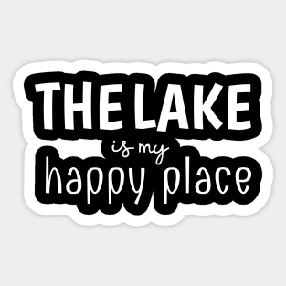 The Lake Is My Happy Place Shirt For Compare  Lake Days Shirt, Cute Summer Shirt, Lake Shirt, Boat Shirt, Cute Shirt, Cute Shirt with Sayings for Women Sticker